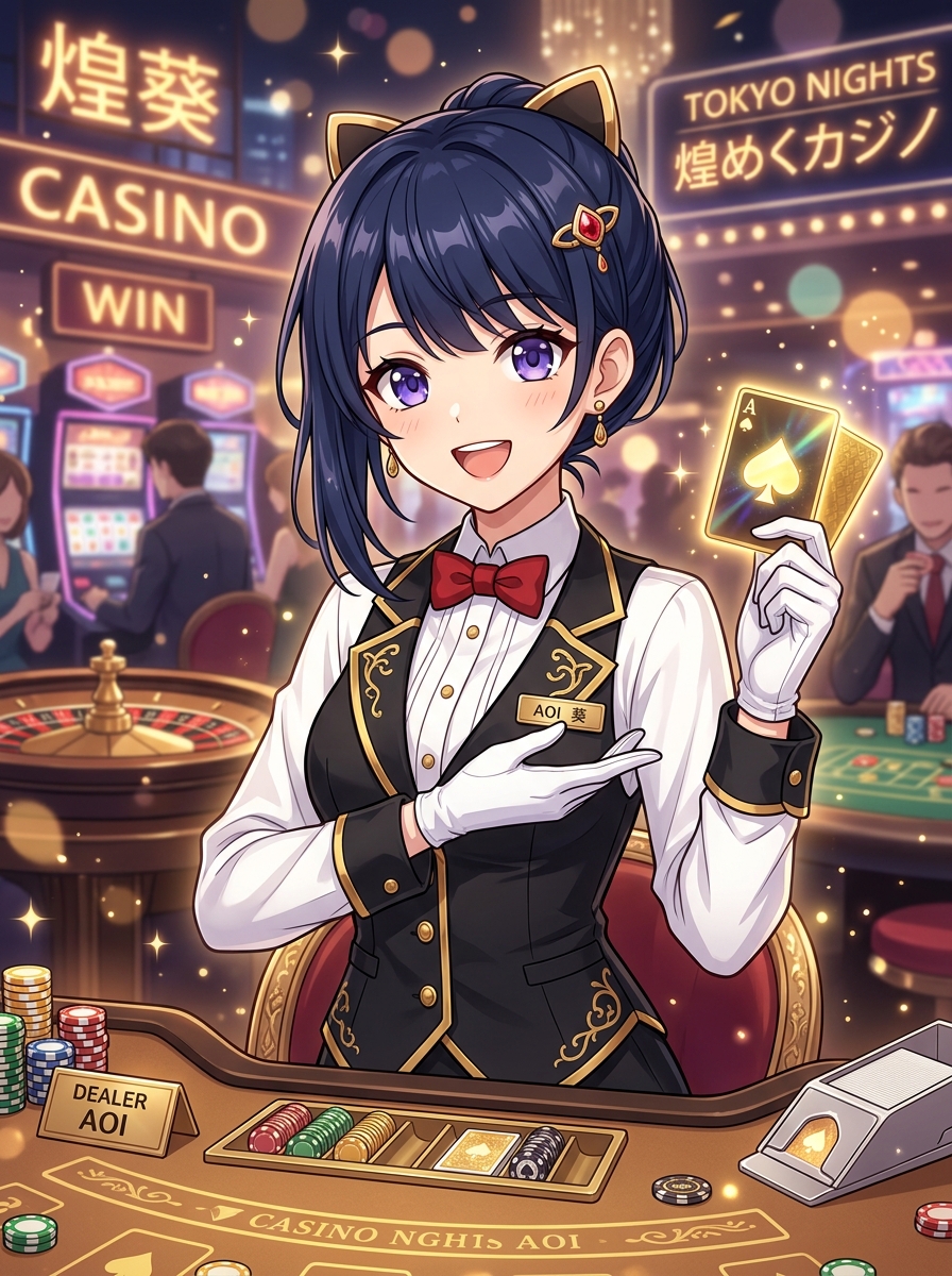 Aoi - Live Blackjack Croupier
