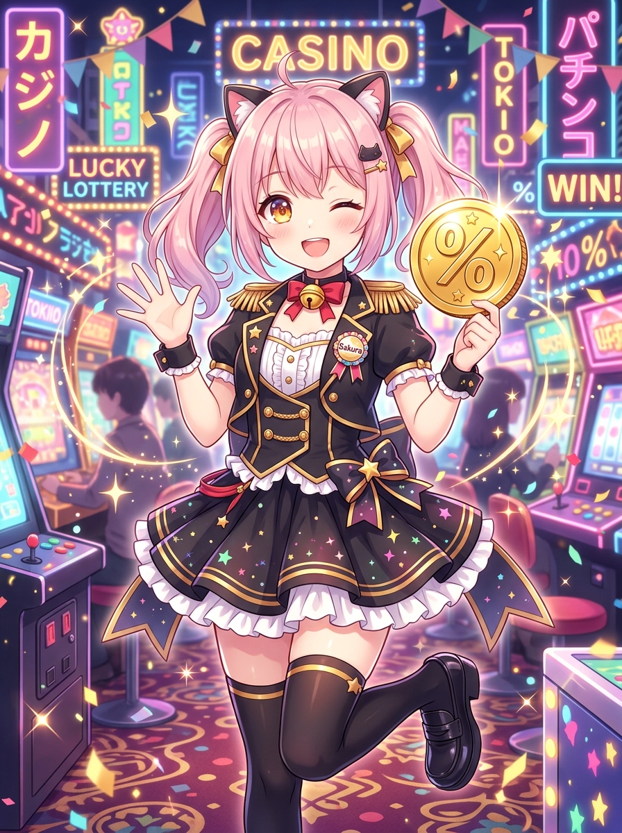 Sakura - Lucky Slots Mascot